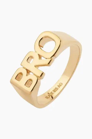 Bro Ring- Goldplated Silver - Maria Black — produktfoto