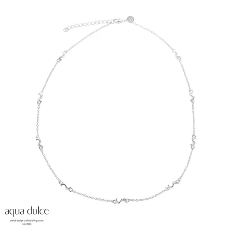 RHUMBA SIMPLE NECKLACE | SILVER — produktfoto