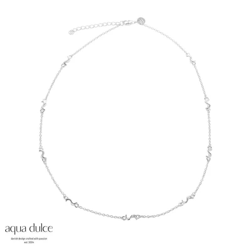 RHUMBA SIMPLE NECKLACE | SILVER — produktfoto