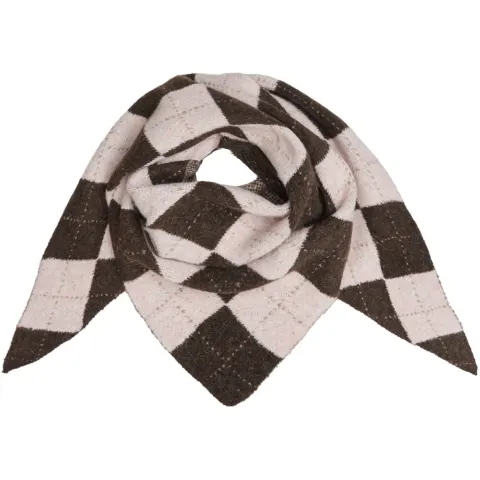 Marta du Chateau dame tørklæde MdcGretzel BA-3446 - Coffee/Pink — produktfoto