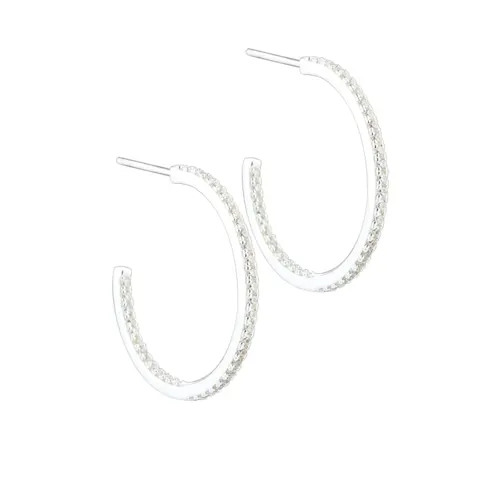 *DAPHNE HOOP LARGE | SILVER — produktfoto