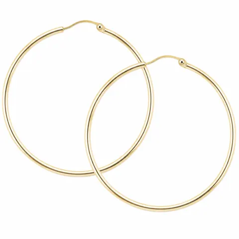 ANA HOOP X LARGE 50 MM | GOLDEN — produktfoto