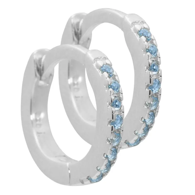 *RANVA SKY SMALL HOOP | SILVER — produktfoto