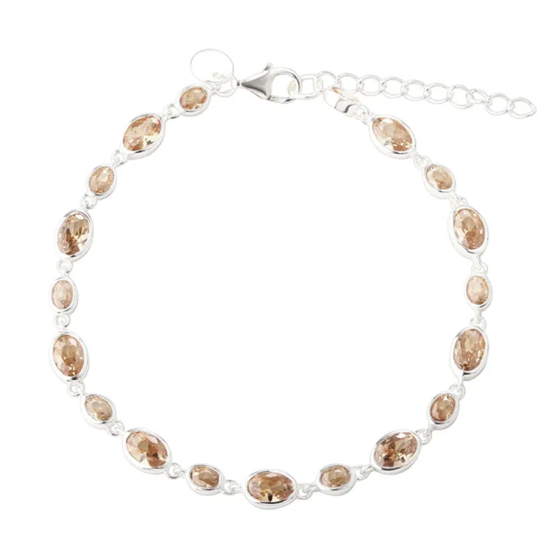 *CHAMPELLA OVAL BRACELET  | SILVER — produktfoto
