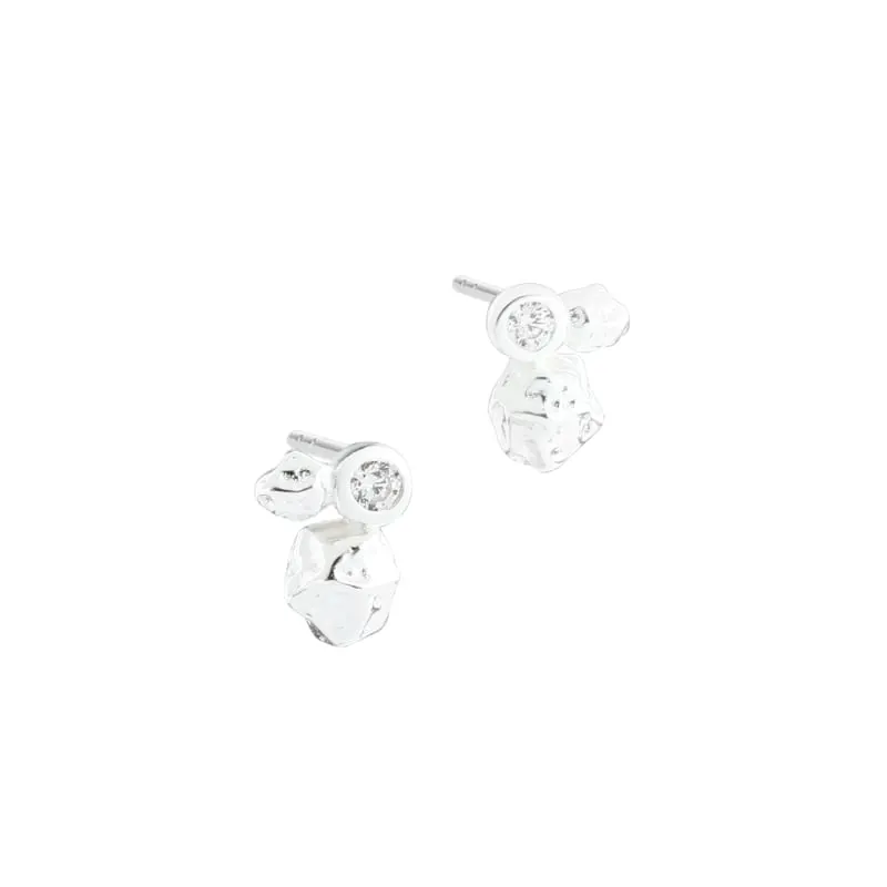 DARLING ROCK EARSTUD | SILVER — produktfoto