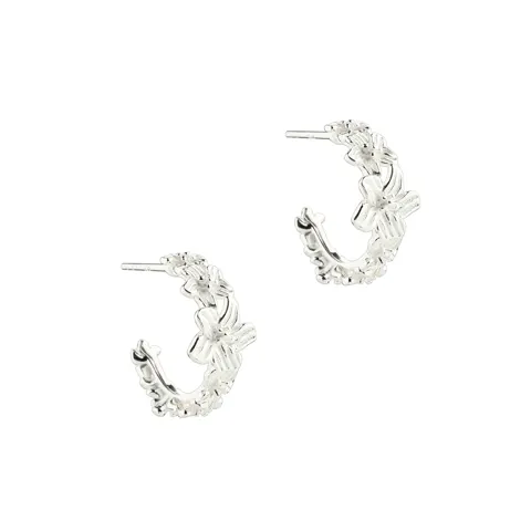 *JASMIN MEDIUM HOOP | SILVER — produktfoto