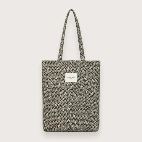 Saorge mulepose  Smuk håndsyet totebag til hverdag og rejser — produktfoto