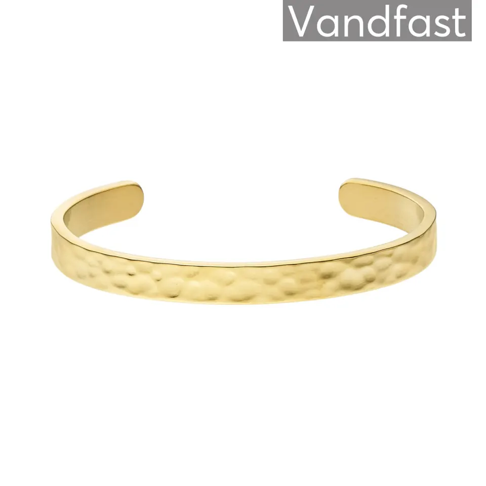 ANNEBRAUNER Texture Bangle Armbånd 18K Guldbelagt — produktfoto