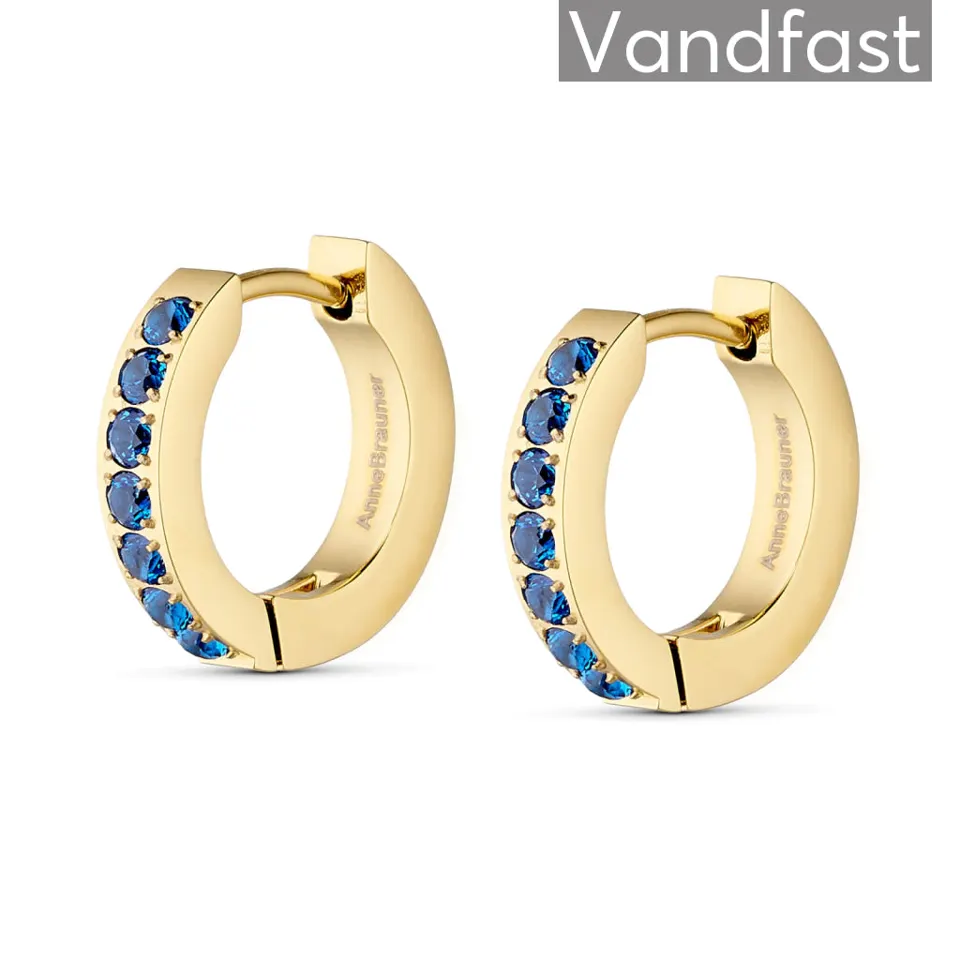 ANNEBRAUNER Creole Line Sapphire 18K Guldbelagt — produktfoto