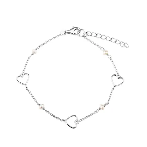 ALMA PEARL BRACELET | SILVER — produktfoto