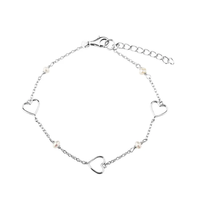 ALMA PEARL BRACELET | SILVER — produktfoto