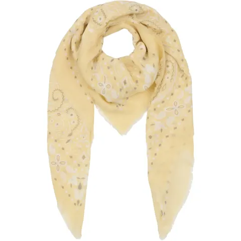 Marta du Chateau dame tørklæde MdcLeah FA37258 - Light Yellow — produktfoto