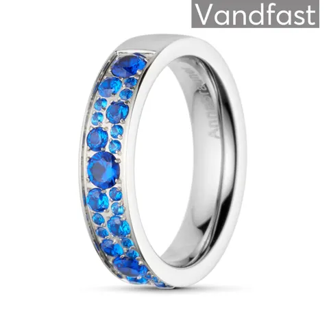 ANNEBRAUNER Sparkling Sapphire Blue Ring — produktfoto