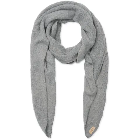 Marta du Chateau dame tørklæde MdcSunny 194007 - Light Grey Melange — produktfoto
