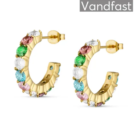 ANNEBRAUNER Dreamy Multicolor Øreringe 18K Guldbelagt — produktfoto