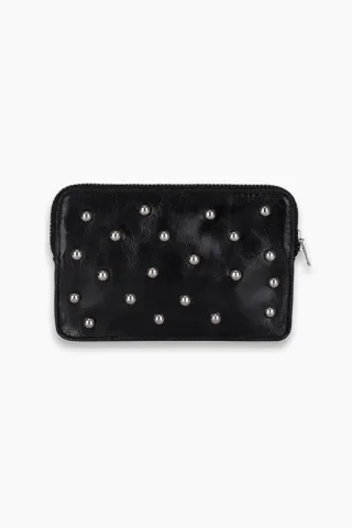 Studded Pouch - Black - Silfen Studio — produktfoto