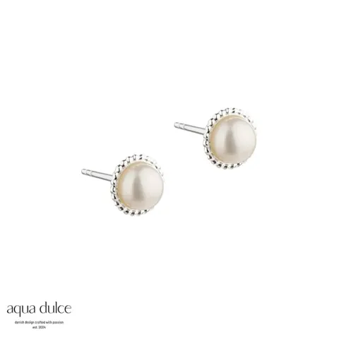 SIMPLE TINA EARSTUD | SILVER — produktfoto