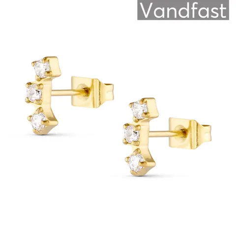 ANNEBRAUNER Princess Line Ørestikker 18K Guldbelagt — produktfoto