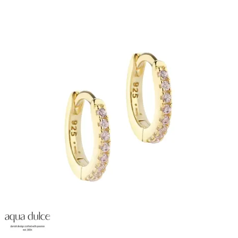 ROSE RAYA SMALL HOOP | GOLD — produktfoto