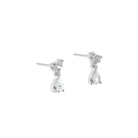NEW AURA DROP EARSTUD | SILVER — produktfoto