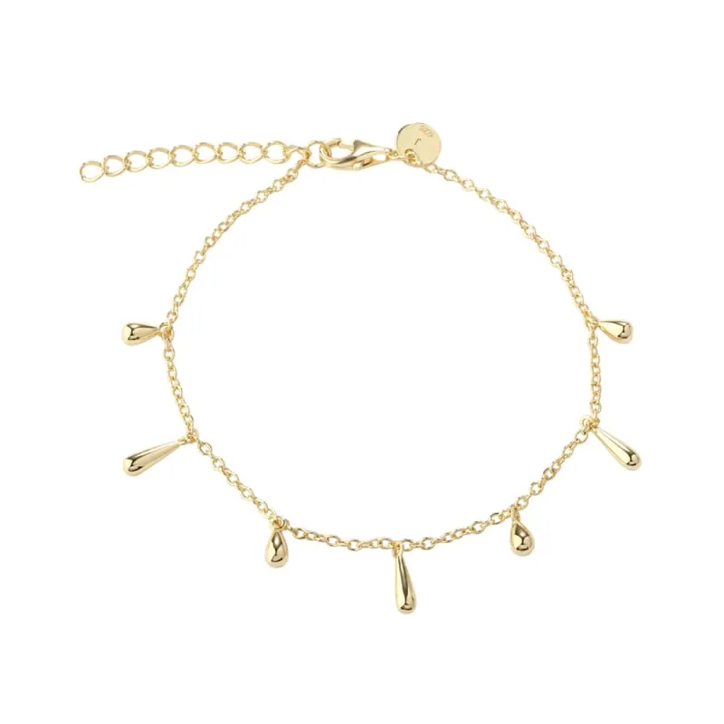 SHINY DROP BRACELET | GOLDEN — produktfoto