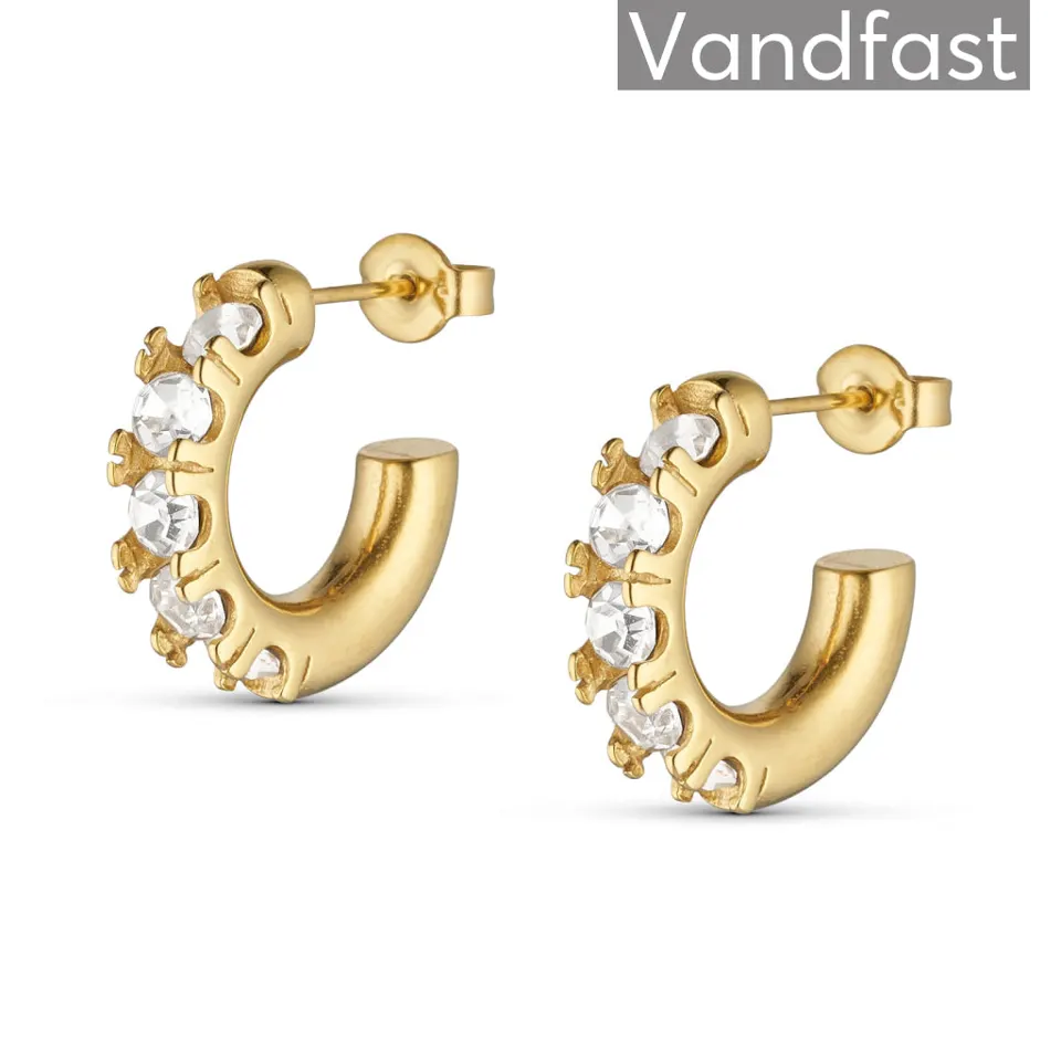 ANNEBRAUNER Creole Love Zirconia 18K Guldbelagt — produktfoto