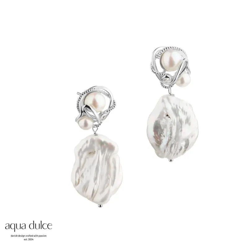 CURLY TINA EARSTUD | SILVER — produktfoto