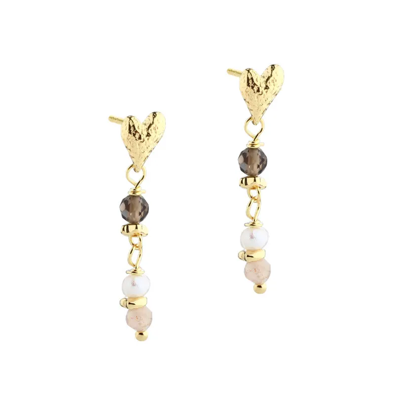 LOVE ME LONG EARSTUD | GOLDEN — produktfoto