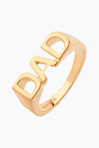 Dad Ring - Goldplated Silver - Maria Black — produktfoto