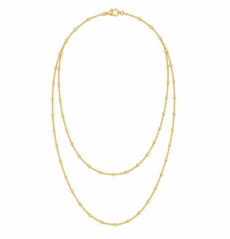 FLOWY DOUBLE NECKLACE | BAY — produktfoto
