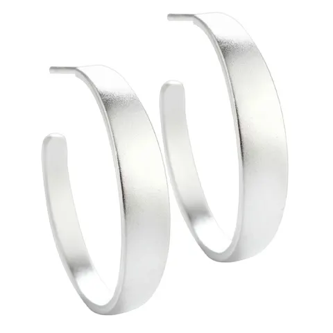 BB HOOP SAND BIG 30 MM | SILVER — produktfoto