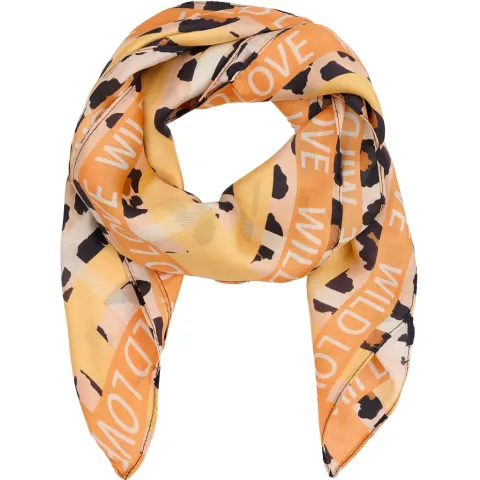 Marta du Chateau dame tørklæde MdcJuline FA1-Scarf - Orange/Yellow — produktfoto