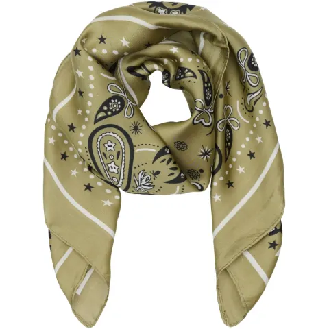 Marta du Chateau dame tørklæde MdcJuline FA-Scarf - Green31237 — produktfoto