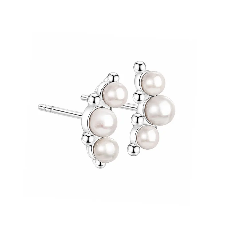 PAGE EARSTUD | SILVER — produktfoto