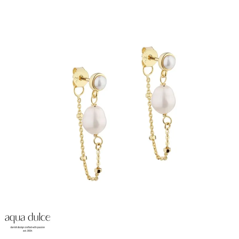 *RICE DOT EARSTUD | GOLDEN — produktfoto