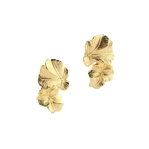FOLIO BIG EARSTUD | GOLDEN — produktfoto