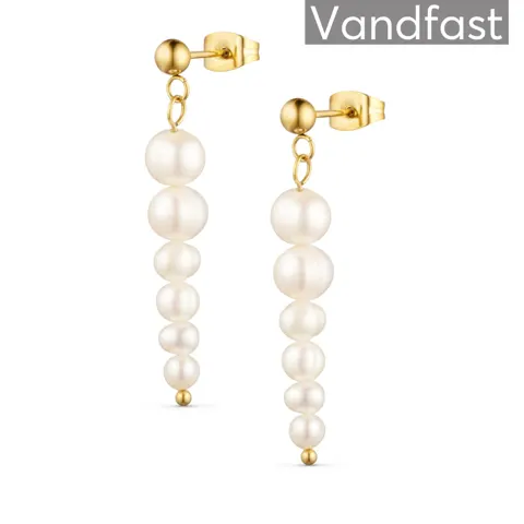 ANNEBRAUNER Pearl Diva Øreringe 18K Guldbelagt — produktfoto