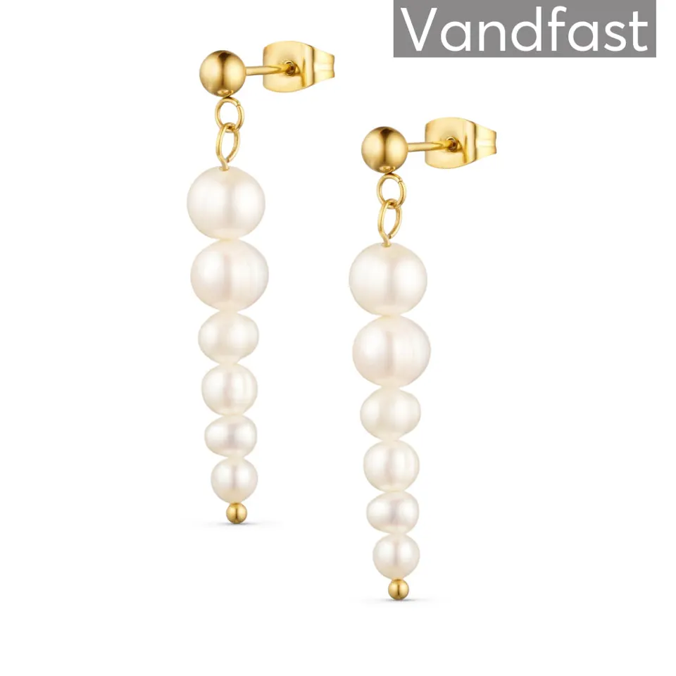 ANNEBRAUNER Pearl Diva Øreringe 18K Guldbelagt — produktfoto