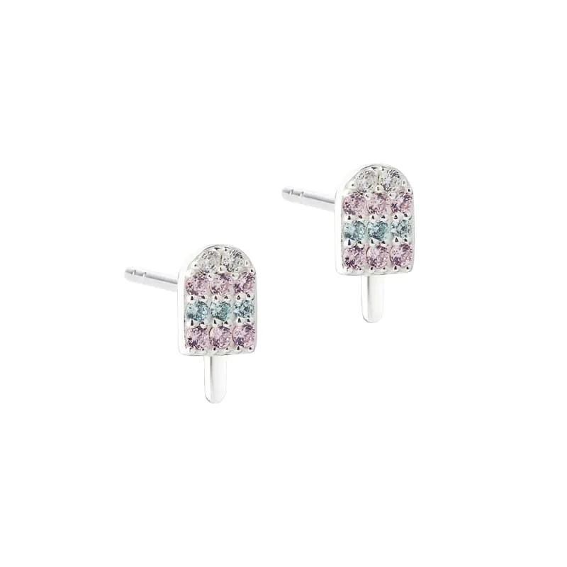 ICE EARSTUD | SILVER — produktfoto