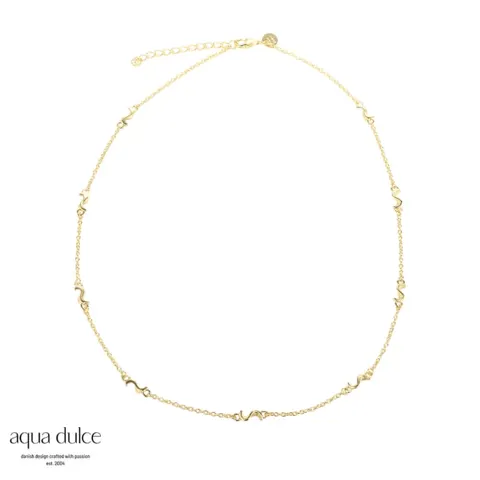 *RHUMBA SIMPLE NECKLACE | GOLDEN — produktfoto