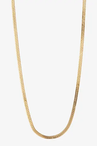 Short Snake Necklace - Gold - Stine A — produktfoto