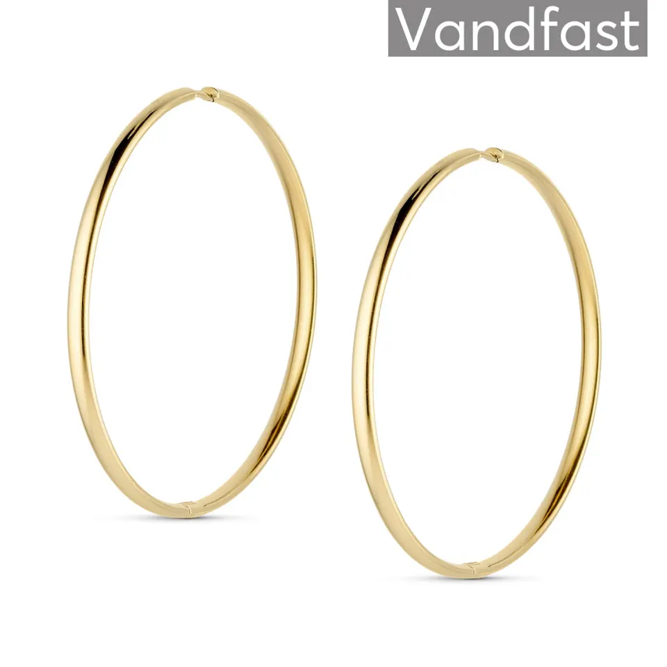 ANNEBRAUNER Hoops 60 mm 18K Guldbelagt — produktfoto
