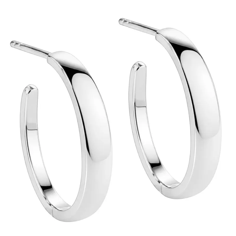 BB HOOP SHINY BIG 30 MM | SILVER — produktfoto