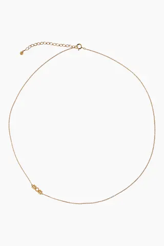 Wow Mom Necklace - Gold - Stine A — produktfoto