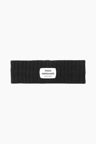 Tosca Aschley Headband - Black - Mads Nørgaard — produktfoto