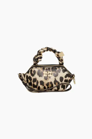 Ganni Bou Bag Nano Print A6549 - Leopard - GANNI — produktfoto