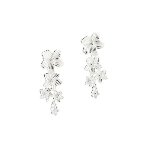 JASMIN BIG EARSTUD | SILVER — produktfoto