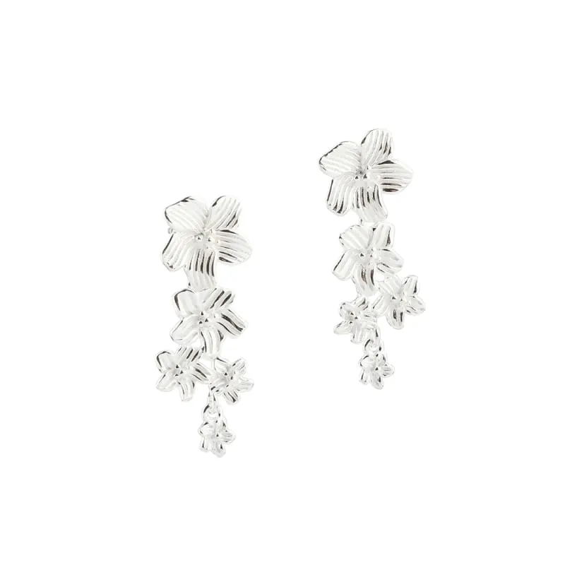 JASMIN BIG EARSTUD | SILVER — produktfoto