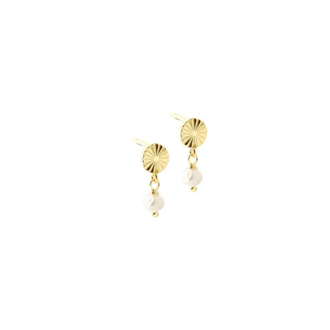 LINE PEARL EARSTUD | GOLDEN — produktfoto