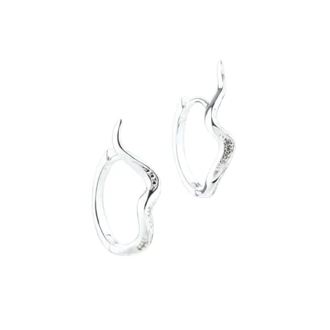 *DARLING RIVER HOOP BIG | SILVER — produktfoto
